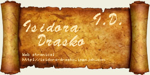 Isidora Draško vizit kartica